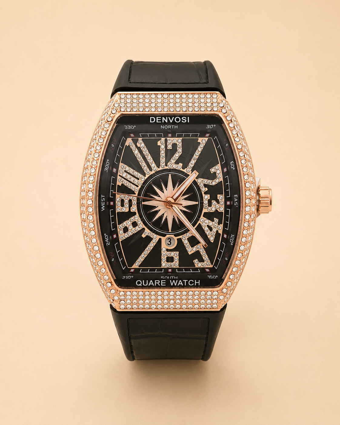 Denvosi Obsidian Diamond Chrono
